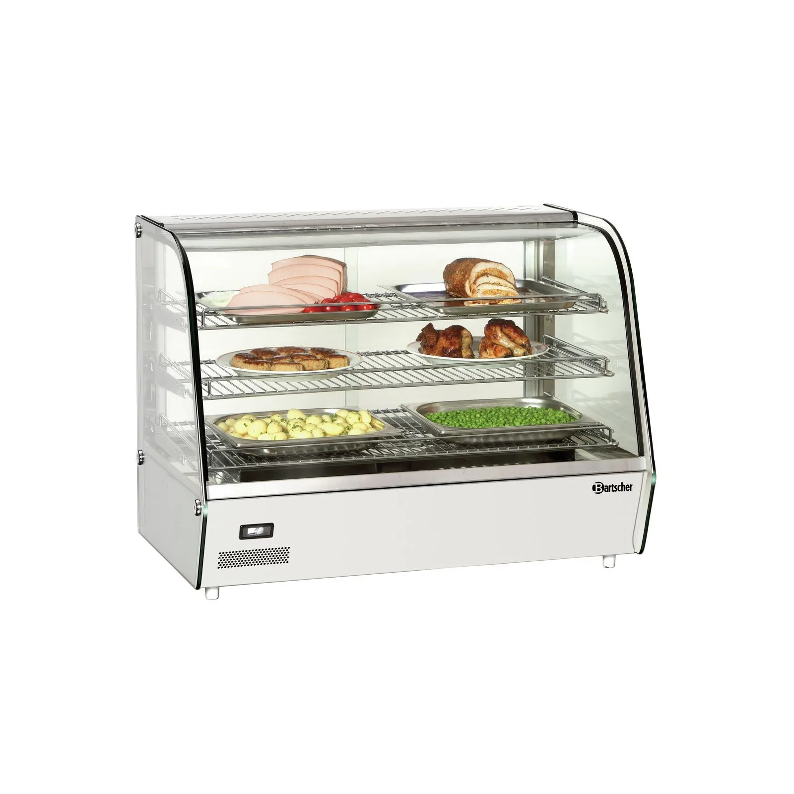 Bartscher 305054 Heiße Theke Bartscher DeliPlus II Ansicht Komplett, mit Essen