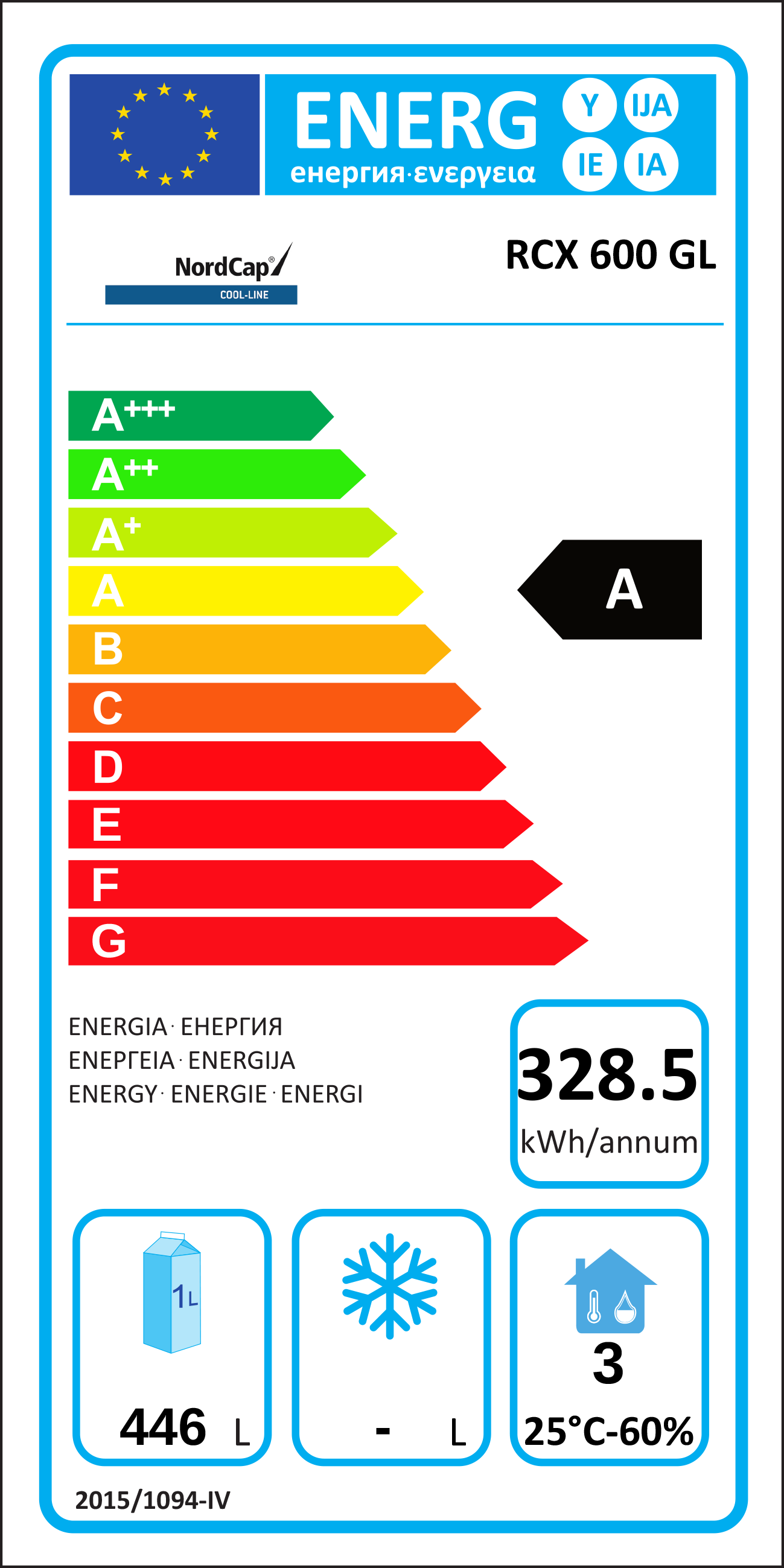  Nordcap 451600700 Energielabel