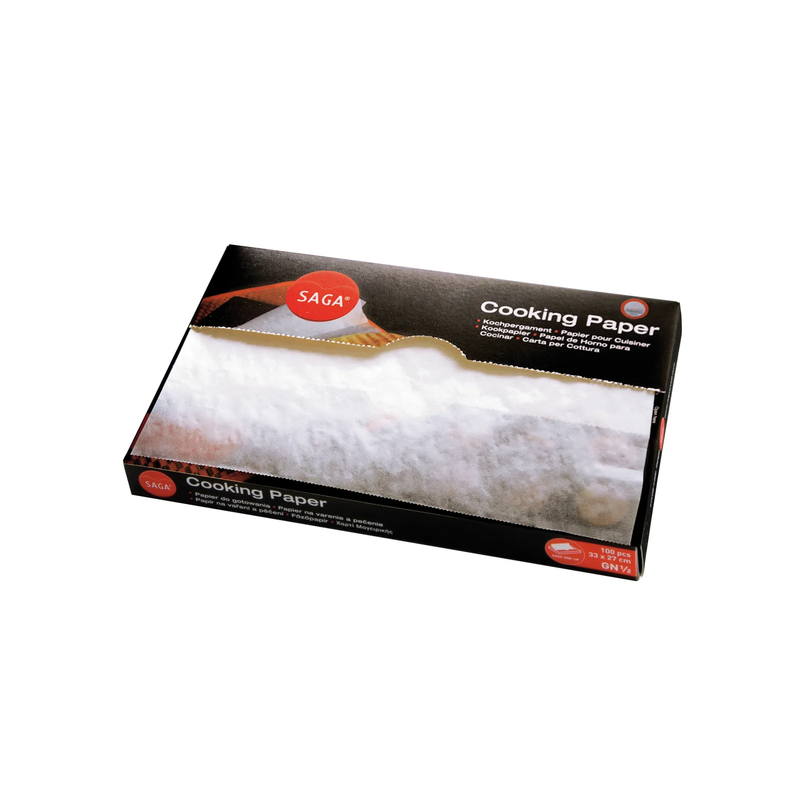 Bartscher 150678 Kochpergament 1/2 GN Ansicht Komplett, in Verpackung, Kochpapier, Küche, Backpapier, Papiertuch, SAGA