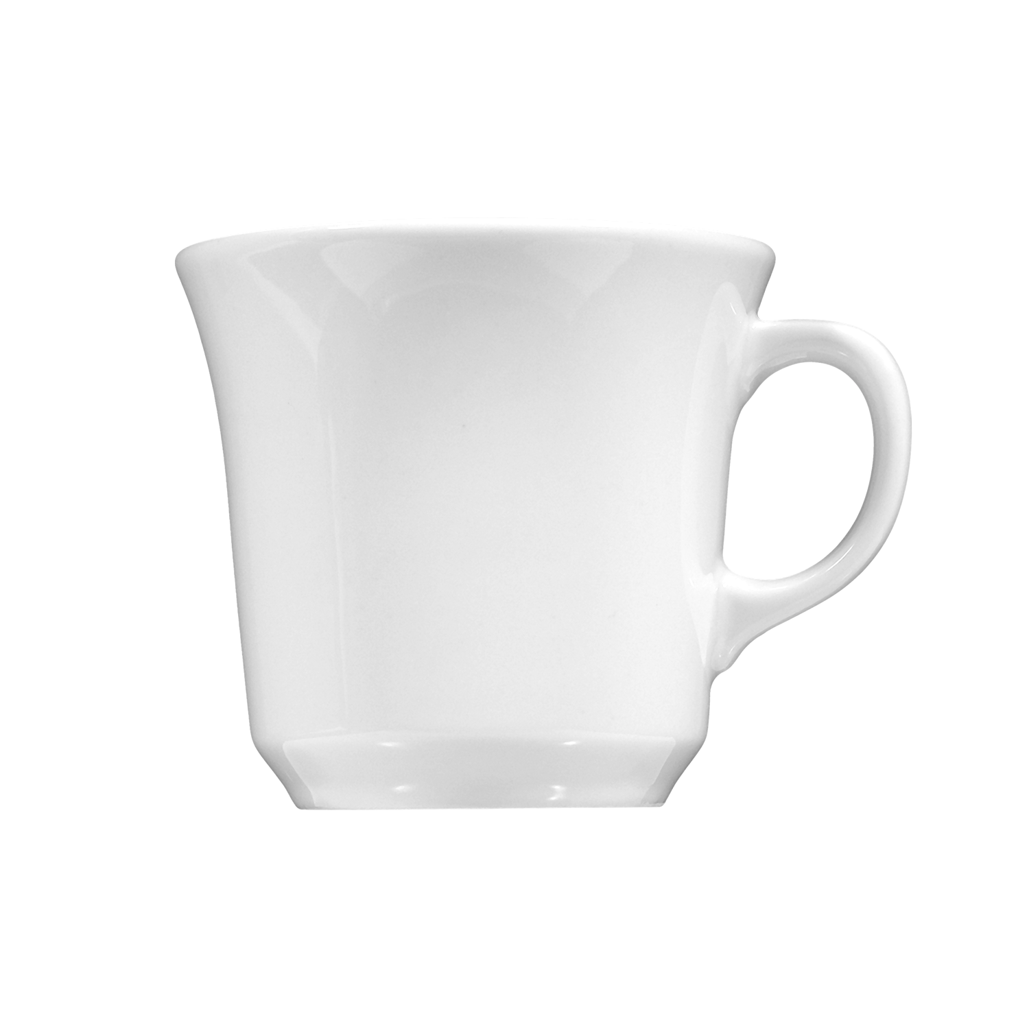 Tasse, Keramik, weiß, Griff, Becher