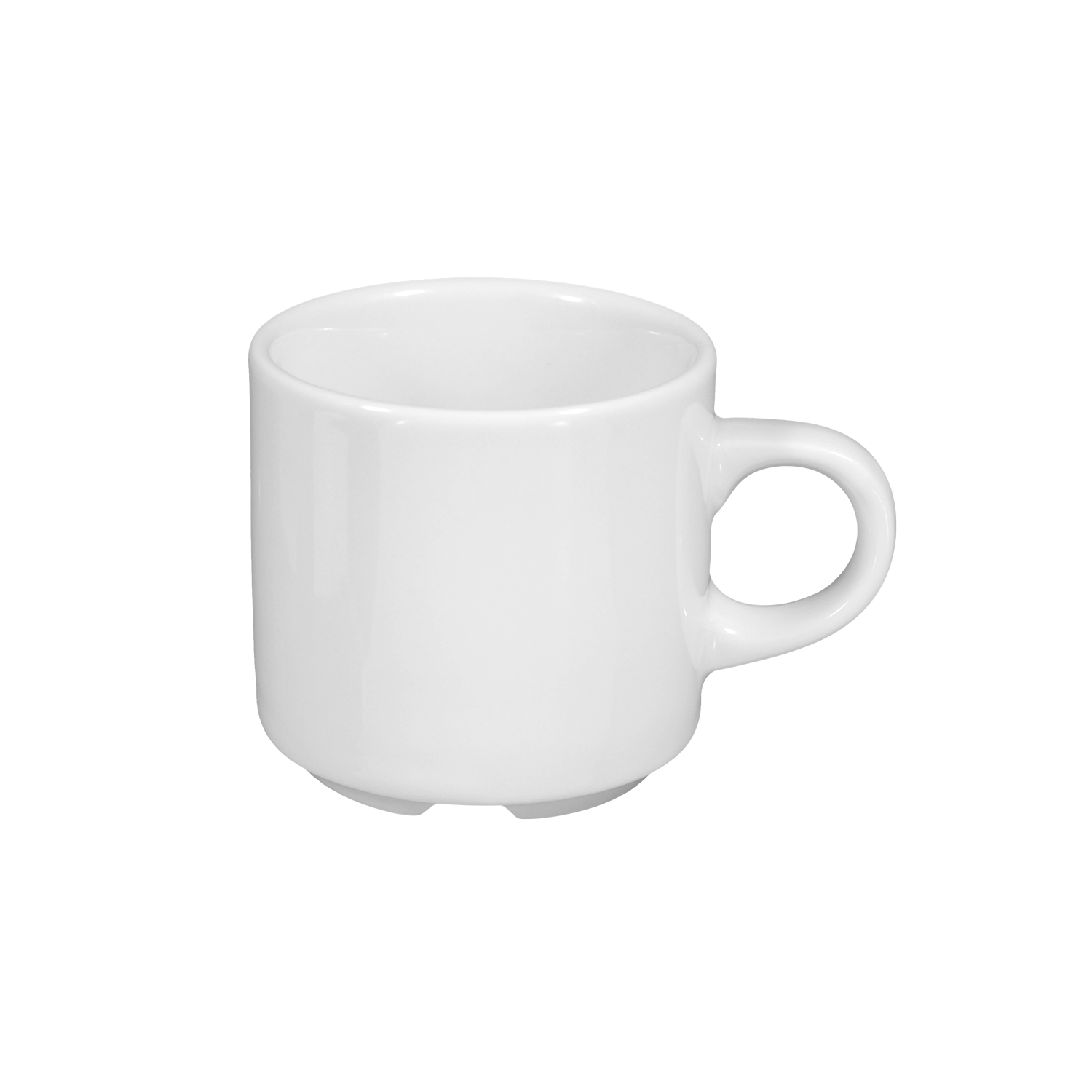 Kaffeebecher, Tasse, Keramik, weiß, Becher mit Henkel