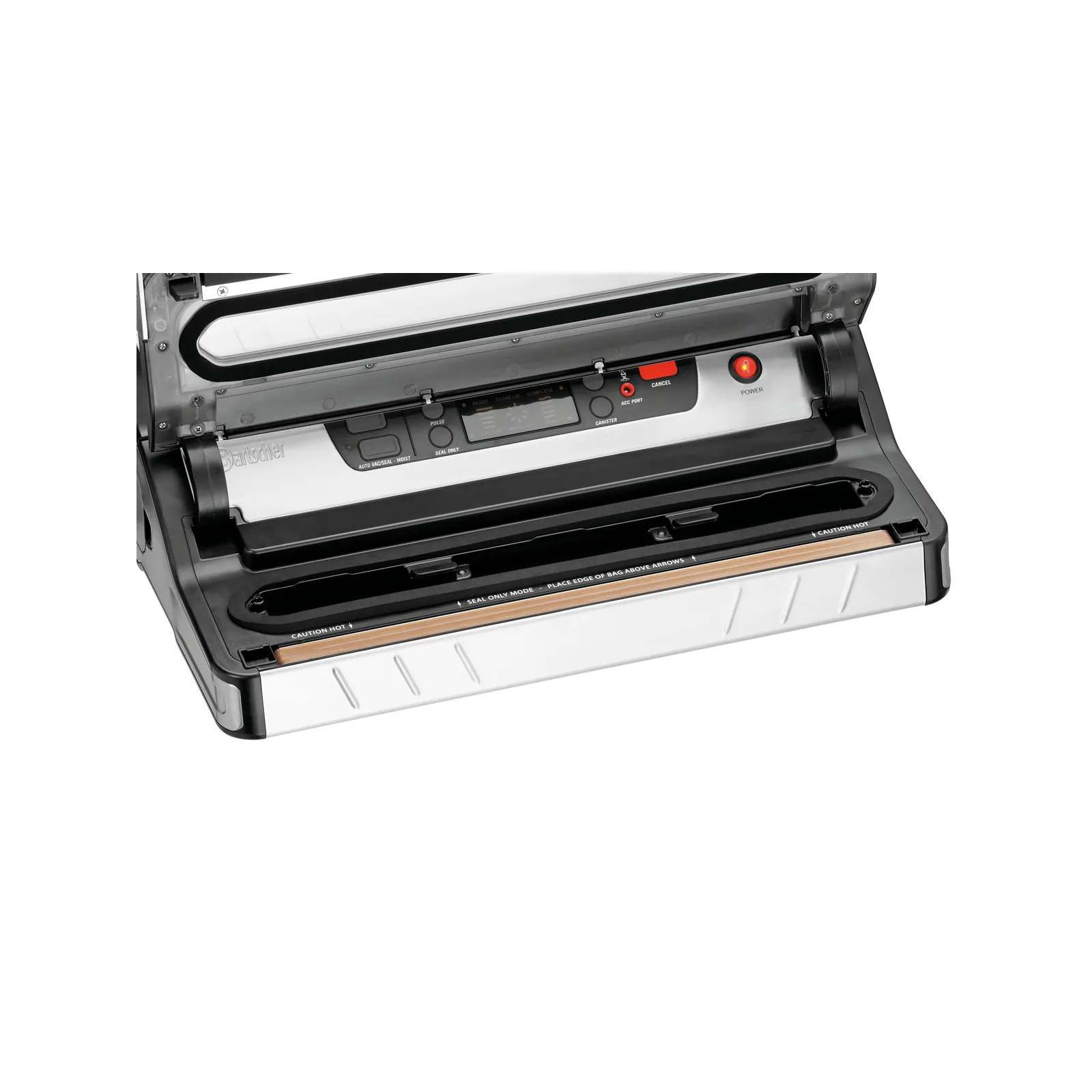 Bartscher 300746 Vakuumiergerät 420/20L Nahansicht Schweißleiste