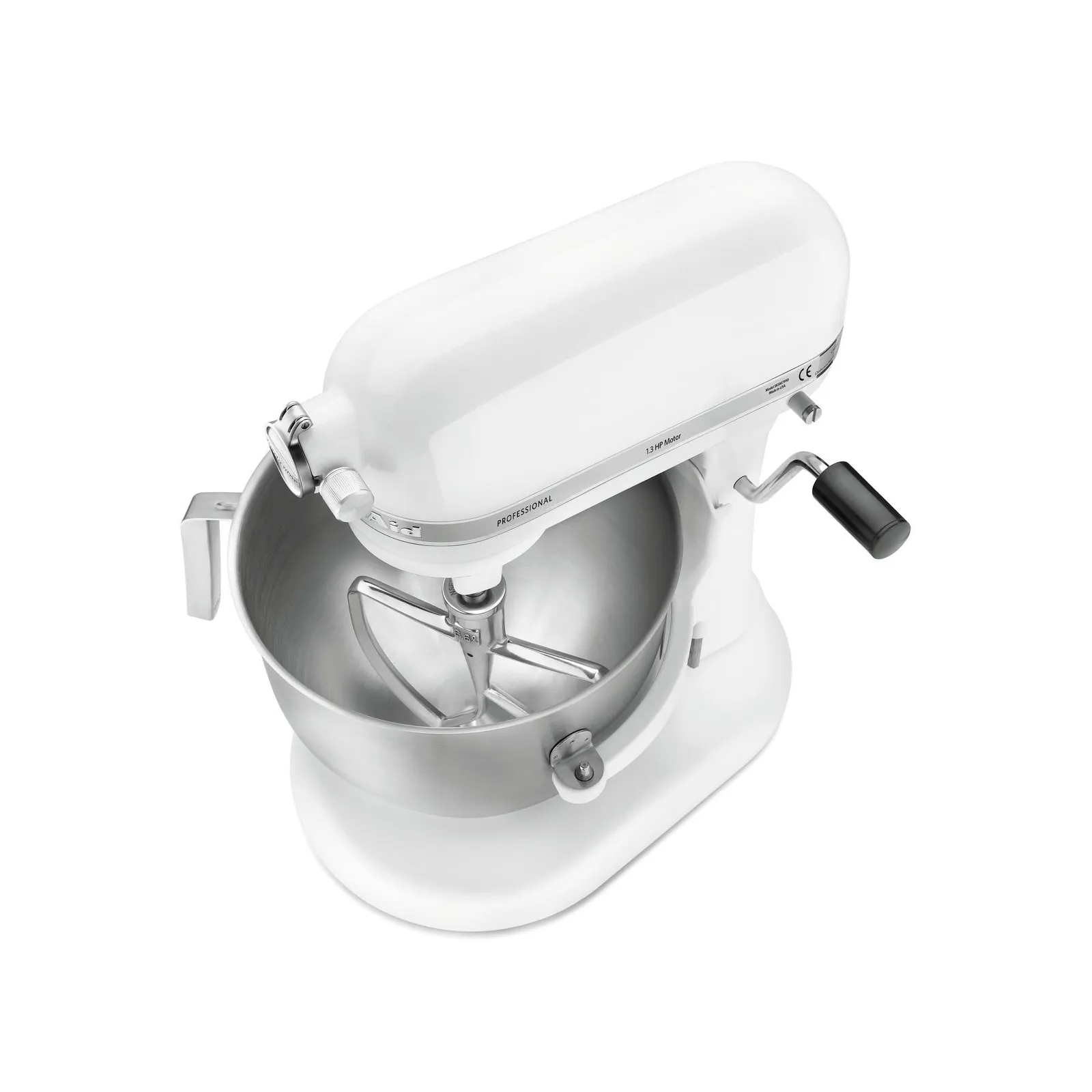Bartscher A1500510 KitchenAid 5KSM7990XEWH weiß Ansicht Komplett Flachrührer