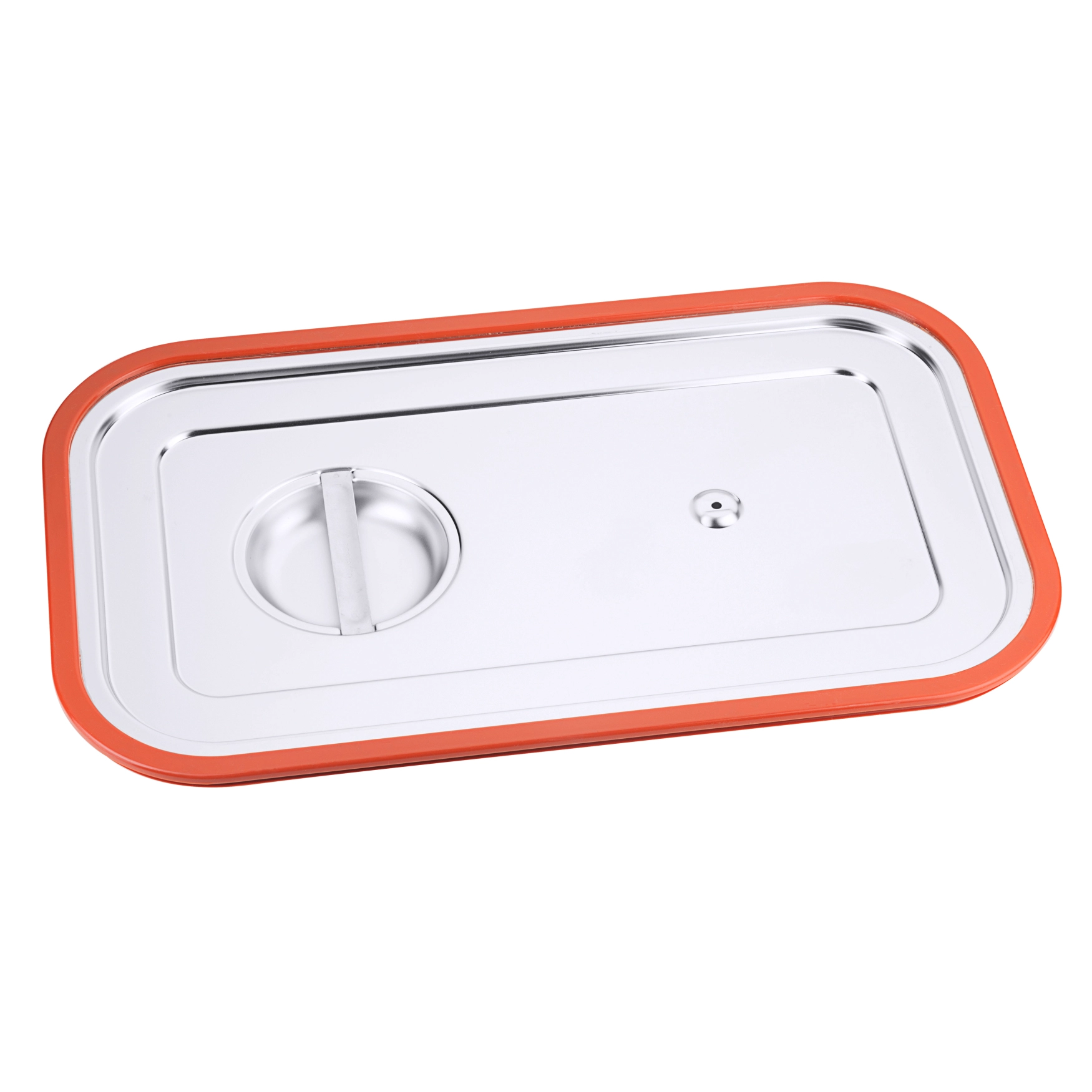 Contacto Edelstahl Deckel mit Gummidichtungfür Gastronormbehälter GN-1/1 8411530