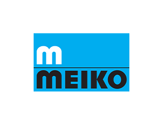 Marke Meiko, Logo, Rucksack, Blau, Logo, Text, Meiko