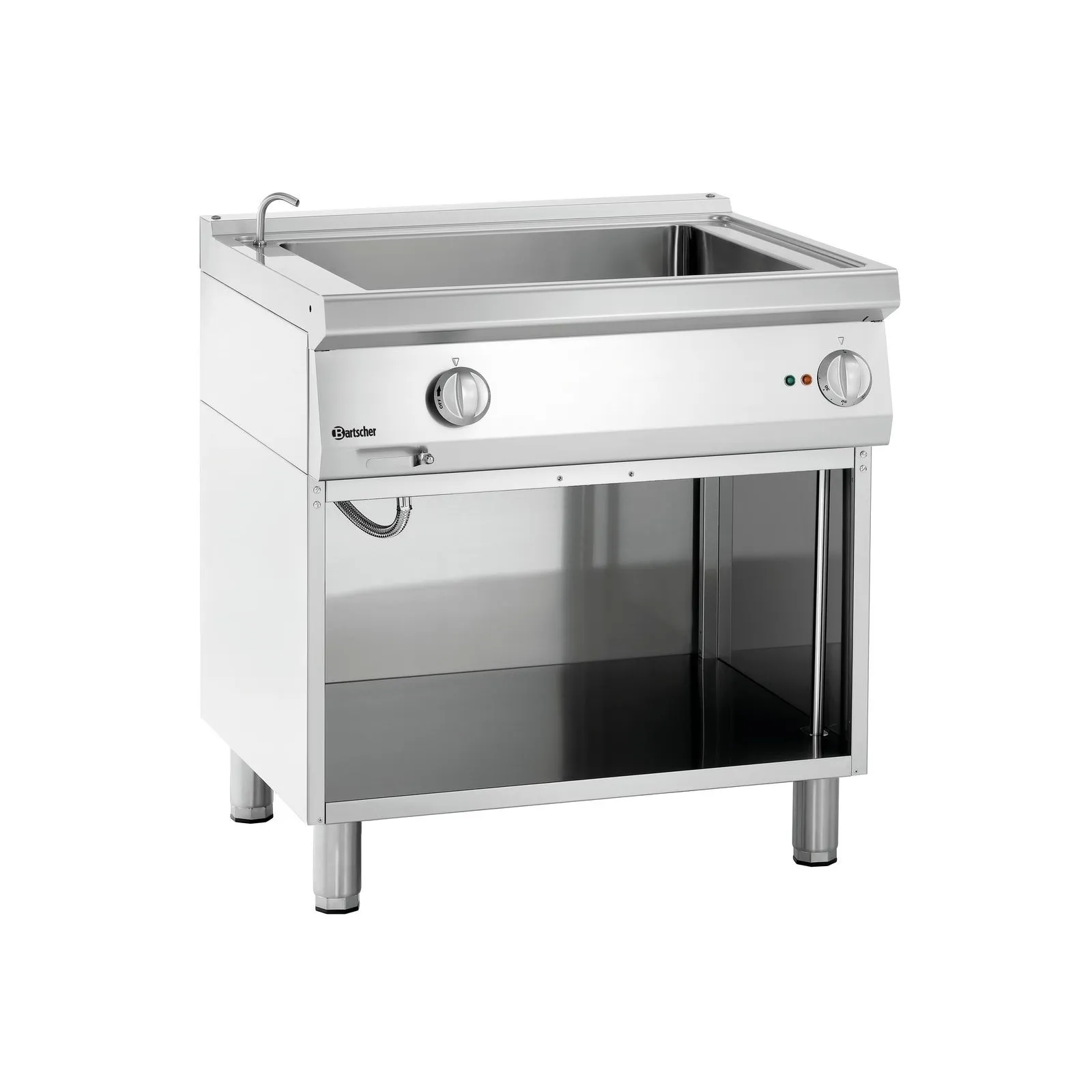 Bartscher 286302 Bain Marie 700 B800 UO mWE Ansicht Komplett, induction? no, commercial griddle?, gas?, stainless steel, kitchen appliance