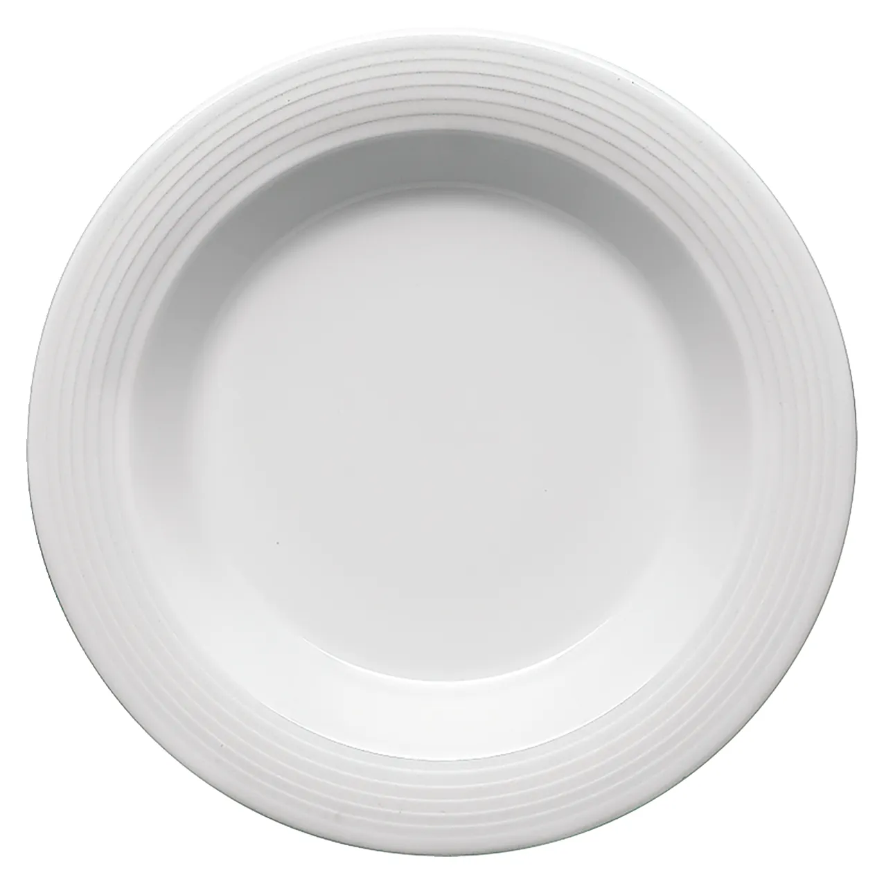 Teller, Porzellan, Weiß, flache Platte, Essgeschirr