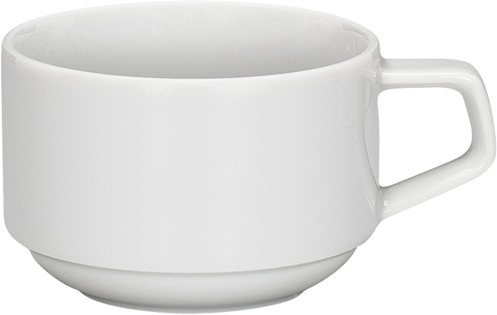 Schoenwald 9405210 Tasse stapelbar, Pokal, Porzellan, Töpferei, Kaffee, Kaffeetasse