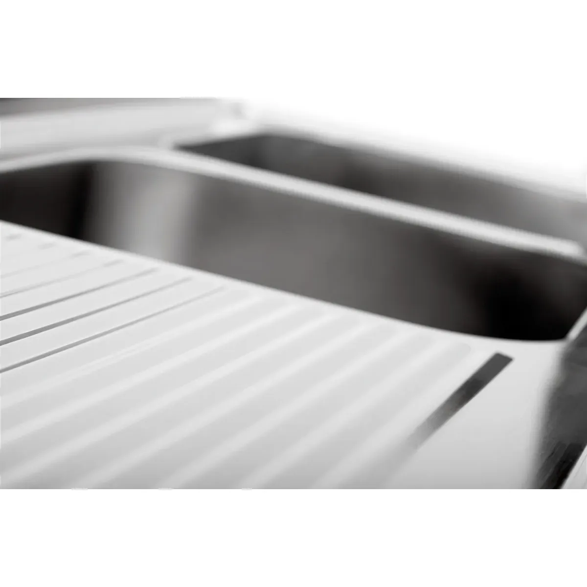 Bartscher 306650 Spülcenter 700 B1600 2 Becken RE Nahansicht Spülbecken, Grill, Grillroste, Edelstahl, Kochgerät, Kohlegrill