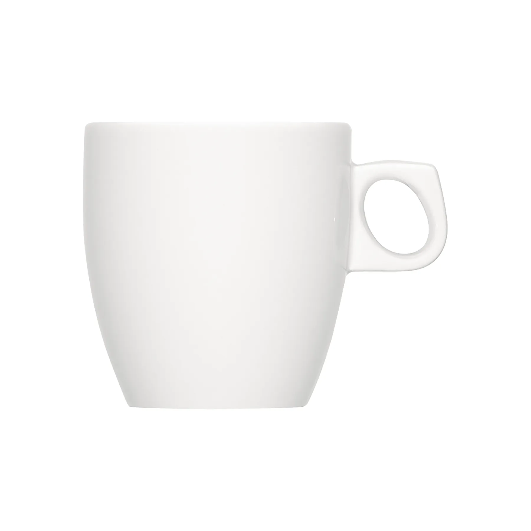 Tasse, Weiße Tasse, Keramik, Becher, Henkelform