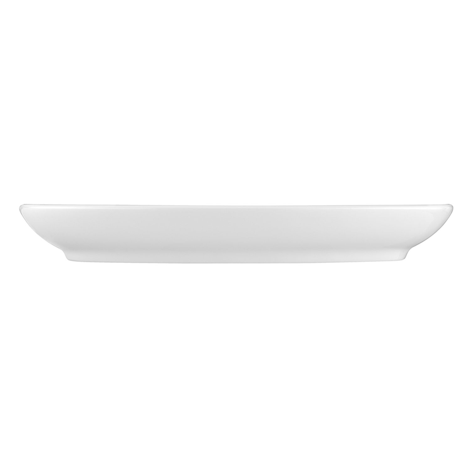 Essteller, Weiß, Porzellan, Schale, flaches Design