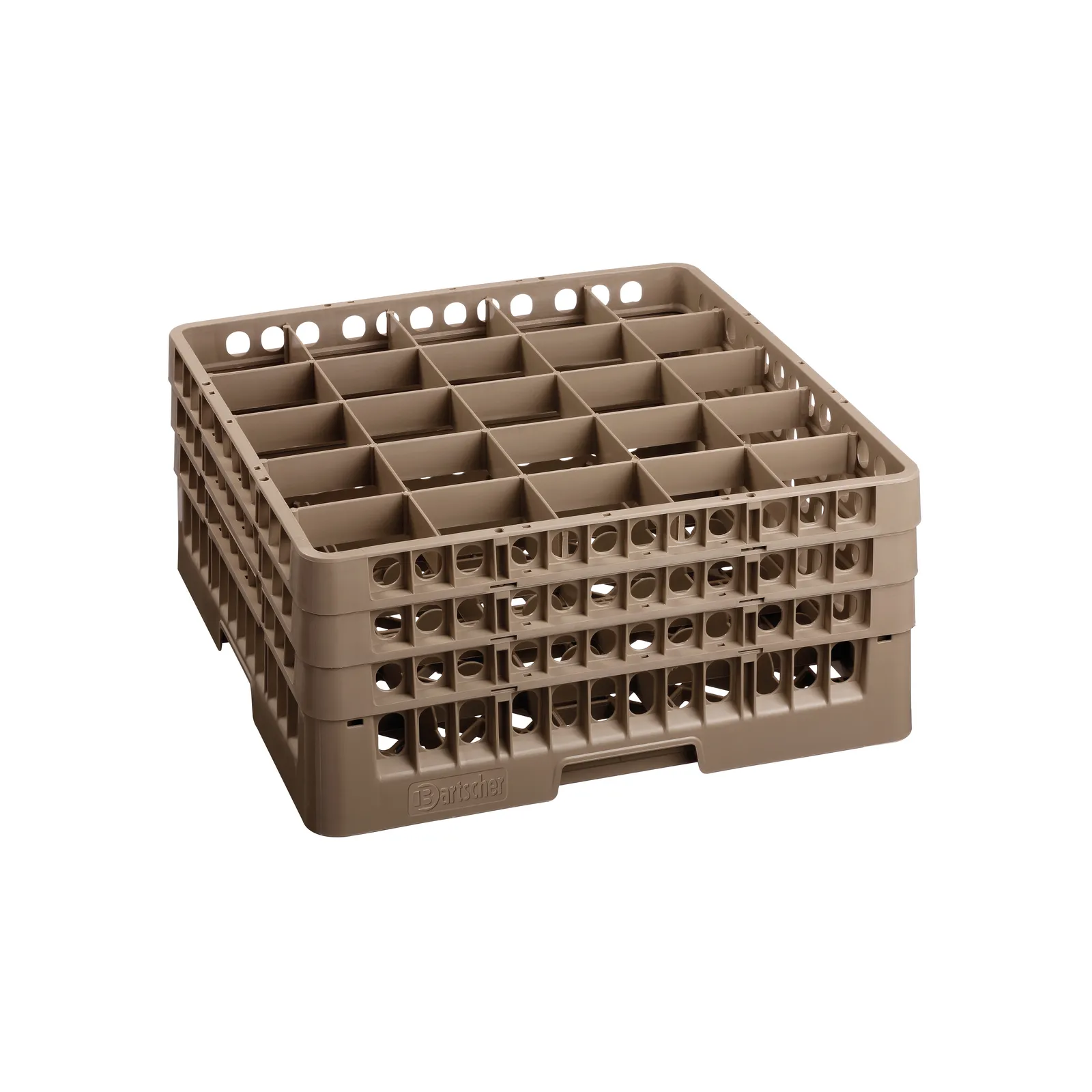 Bartscher 5329 Gläserkorb 25 Fächer, Kasten, Divi-Korb, Stapelbarer Korb