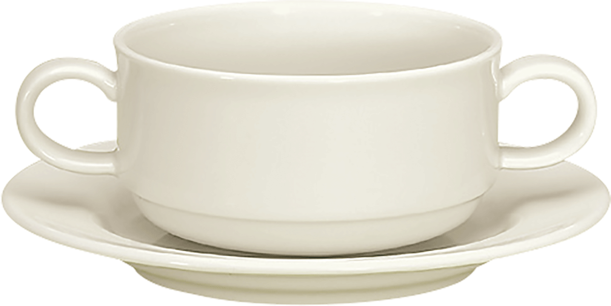 Schoenwald 9342728 Suppentasse stapelbar mit Untere, Untertasse, Tasse, Getränk, Kaffee, Kaffeetasse