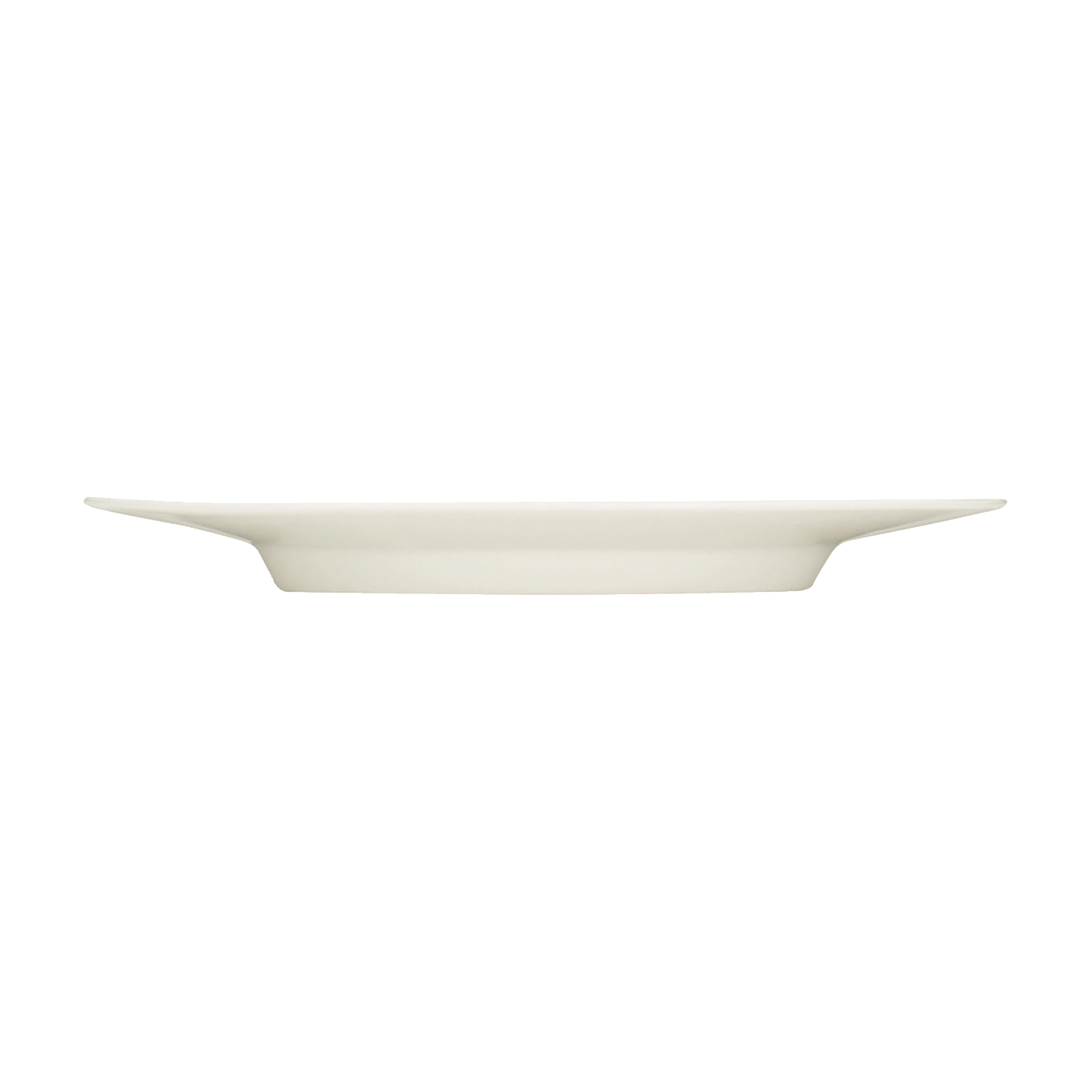 Bauscher Purity Reflections 6692068 Platte oval Fahne Relief seitlich  