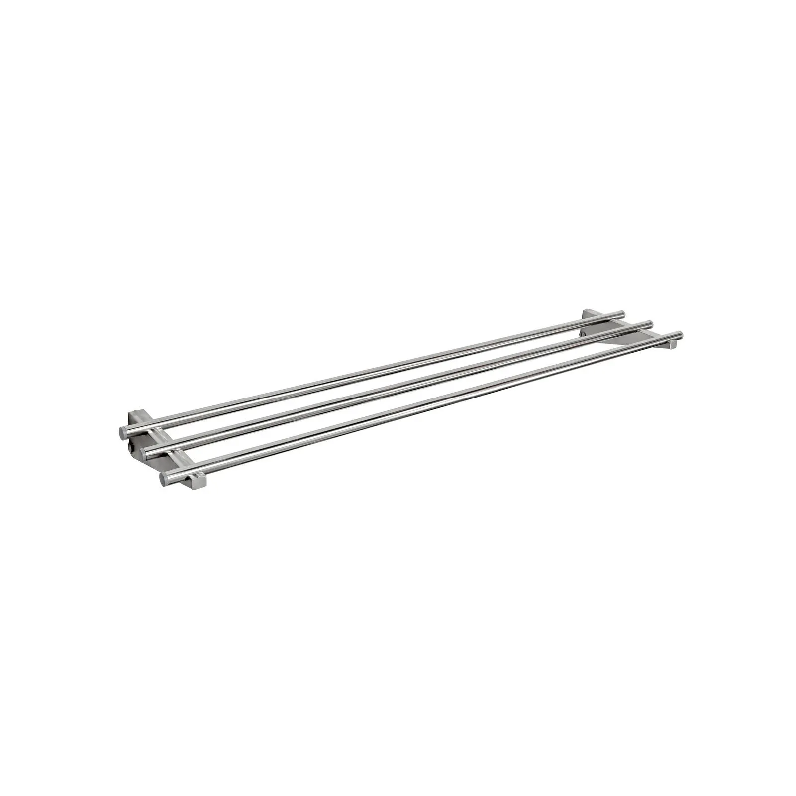Bartscher 125502 Tablettrutsche 1 Stück 3x 1/1 GN Ansicht Komplett, Wandhalter, Kleiderstange, Stahl, Röhren, Schrankzubehör