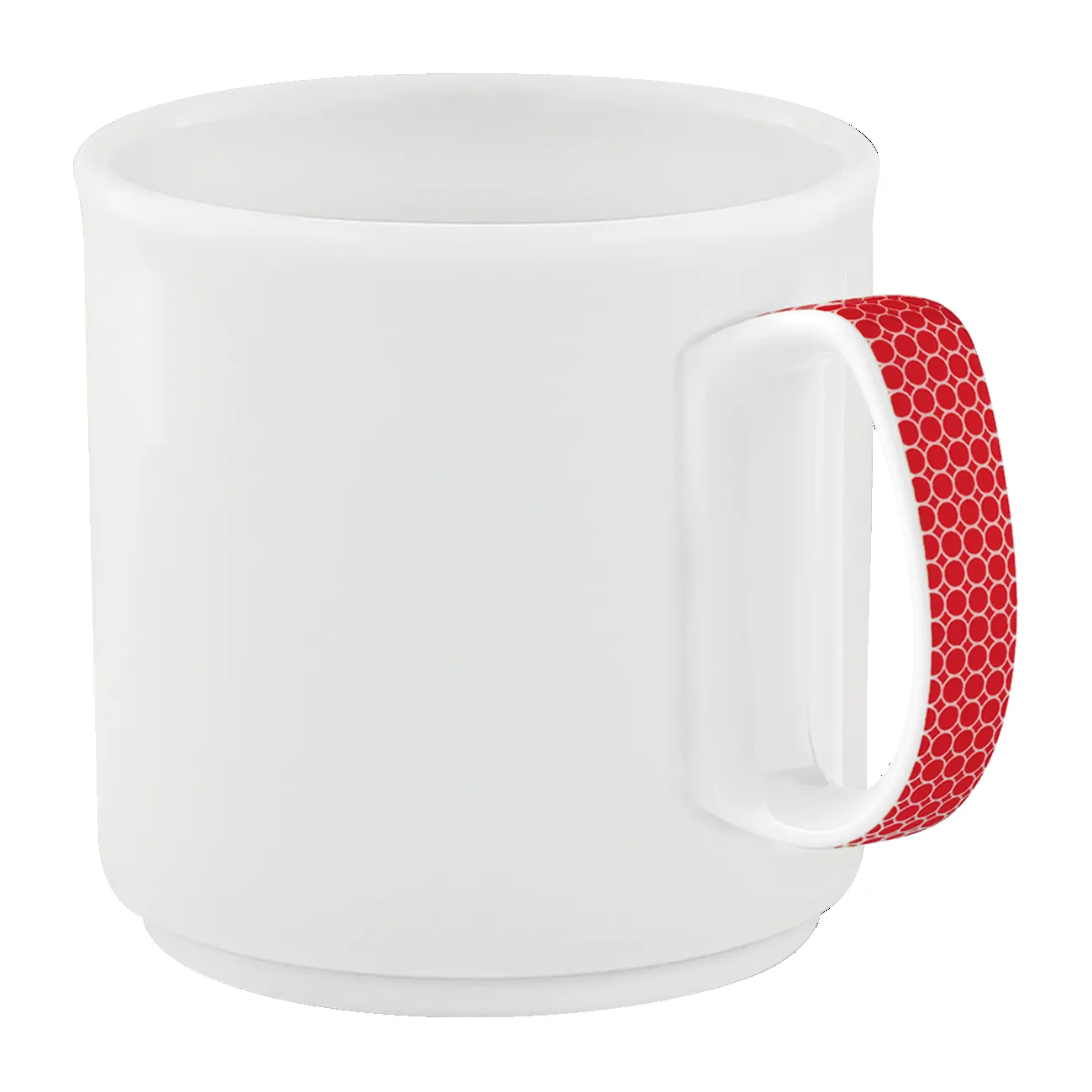 Bauscher Care Dimension Invita Becher Dekor auf Henkel Kirschrotf