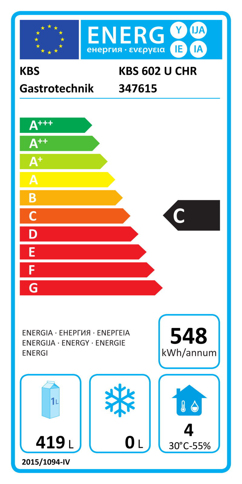  KBS 347615 Energielabel