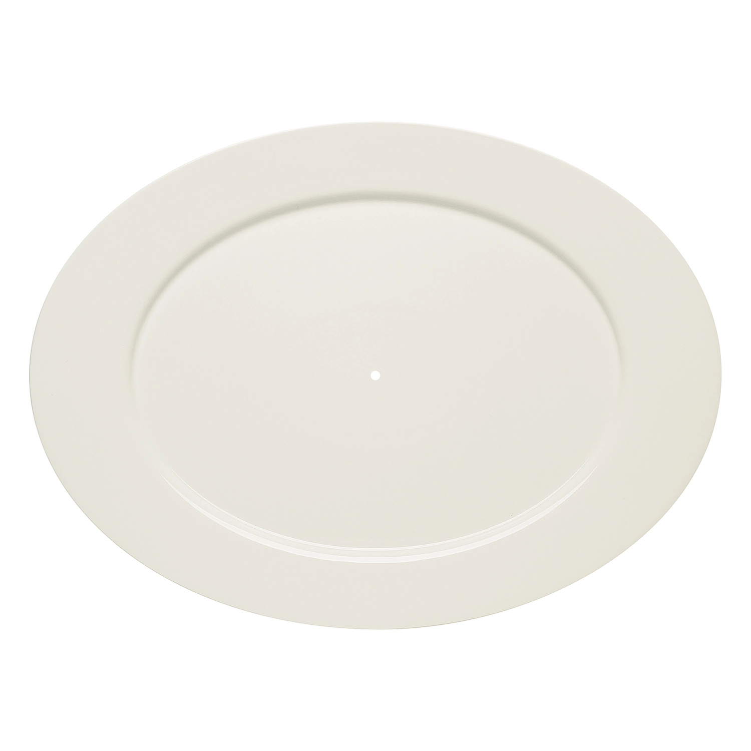 Bauscher Purity Etagere Platte oval Fahne 38cm 6697205 Draufsicht