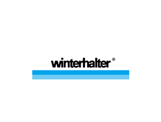 Marke Winterhalter, Seite, Text, Winterhalter-Logo, Markenzeichen, Textlogo, blaue Streifen, Produktmarke
