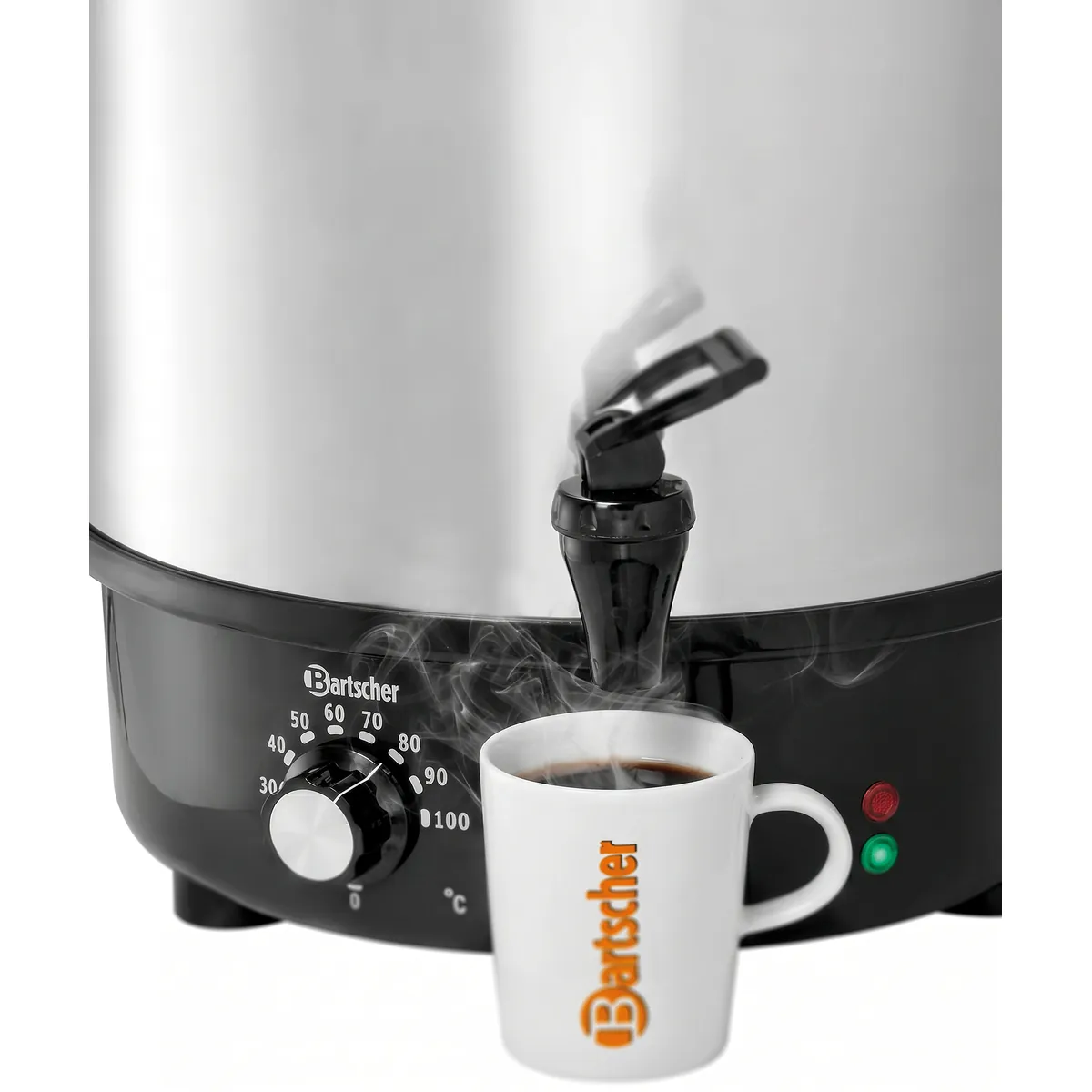 Bartscher A200052 Glühweintopf Ansicht mit Tasse