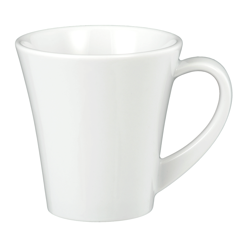 Tasse, Kaffeebecher, weiß, Keramik, Henkeltasse