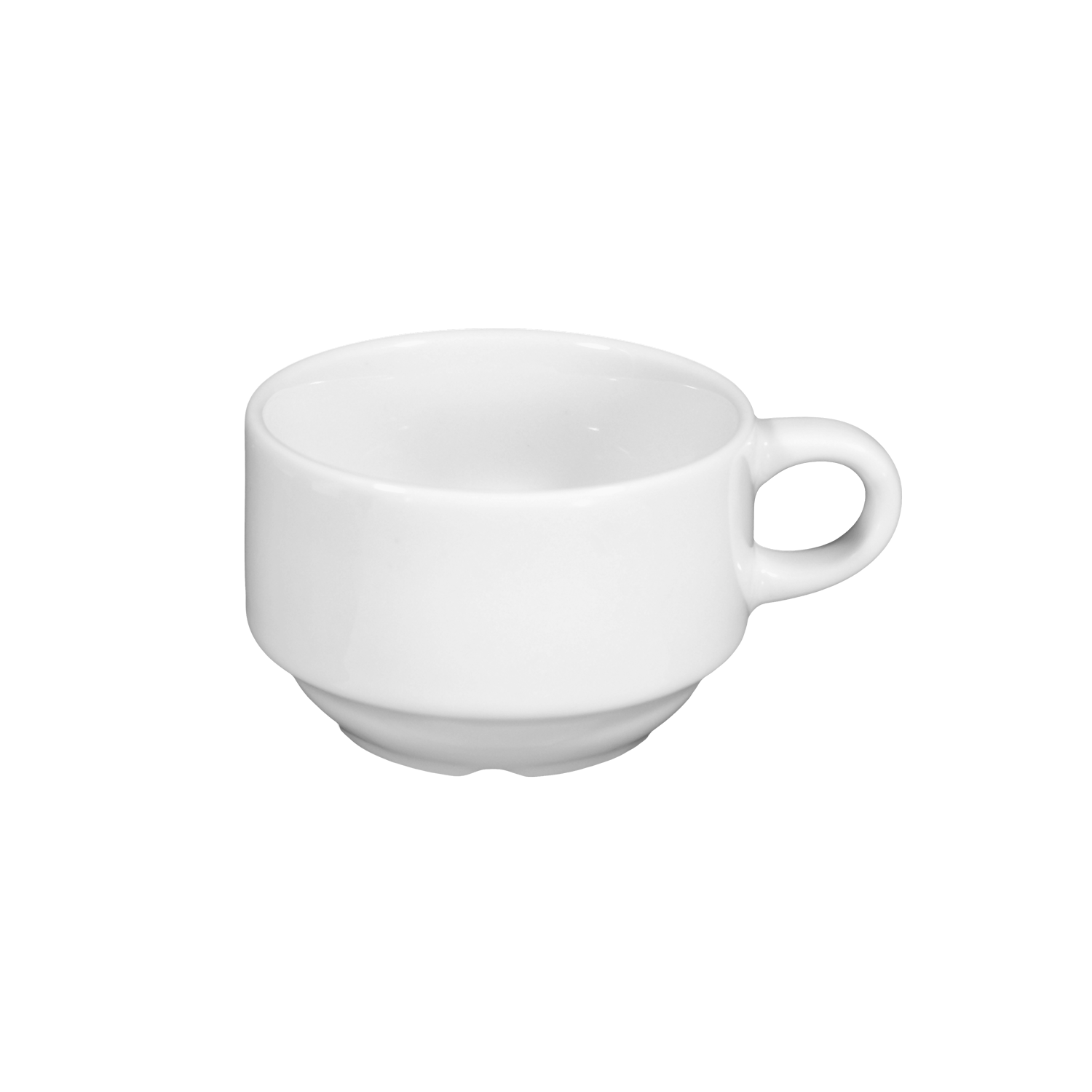 Tasse, Porzellan, weiß, Kaffeetasse, Henkeldesign