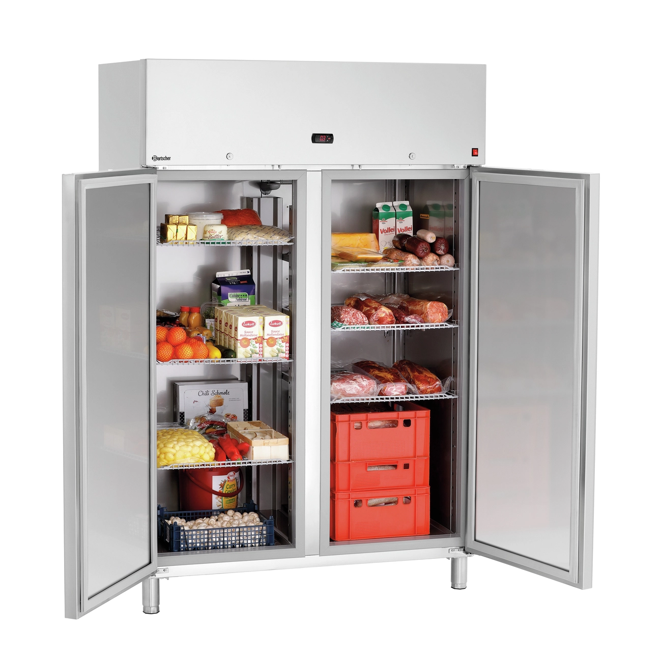 Bartscher 700416 Kuehlschrank Ansicht 1  