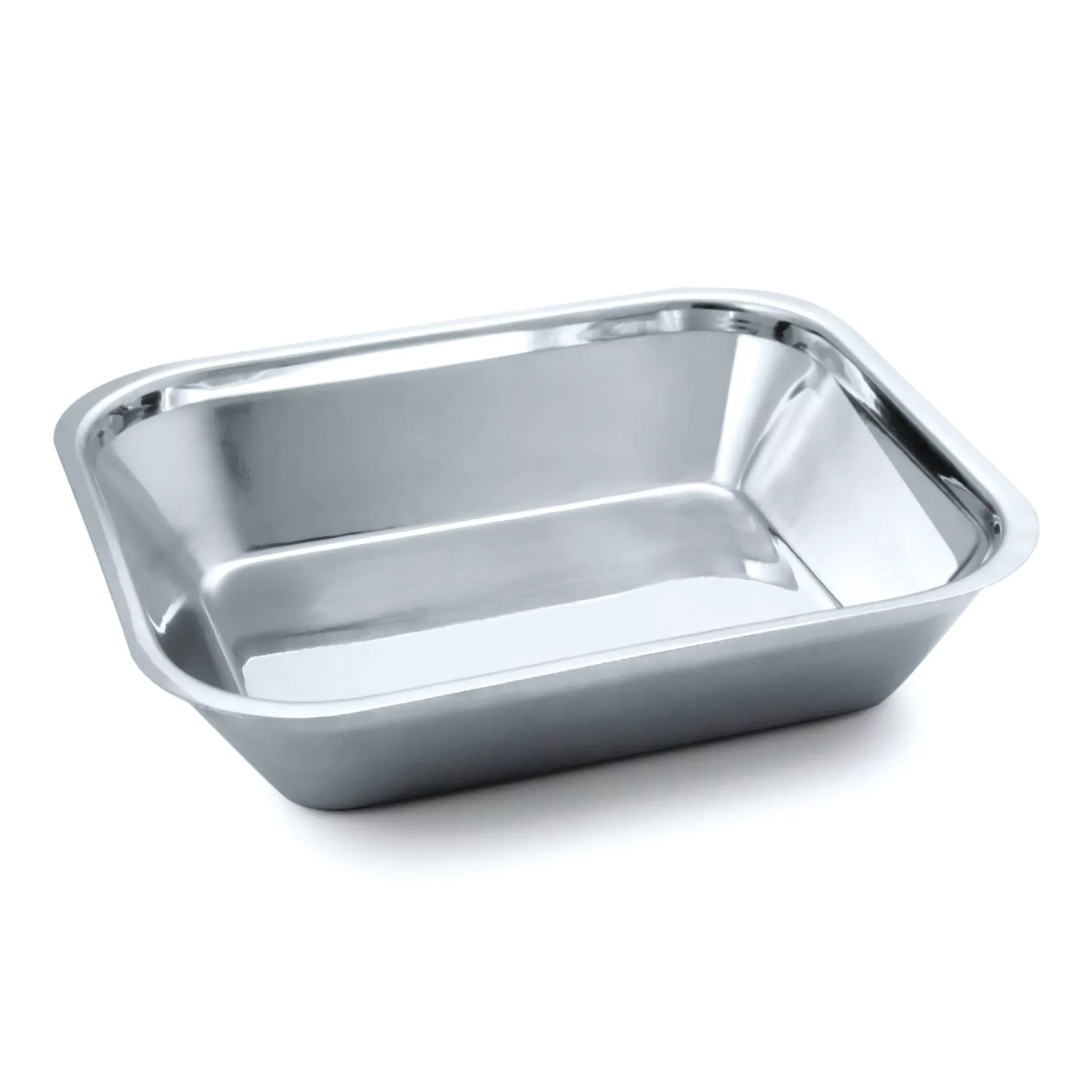 ADE_Auffangschale_FLeischwolf, stahlblech, backform, auflaufform, metall, rechteckig