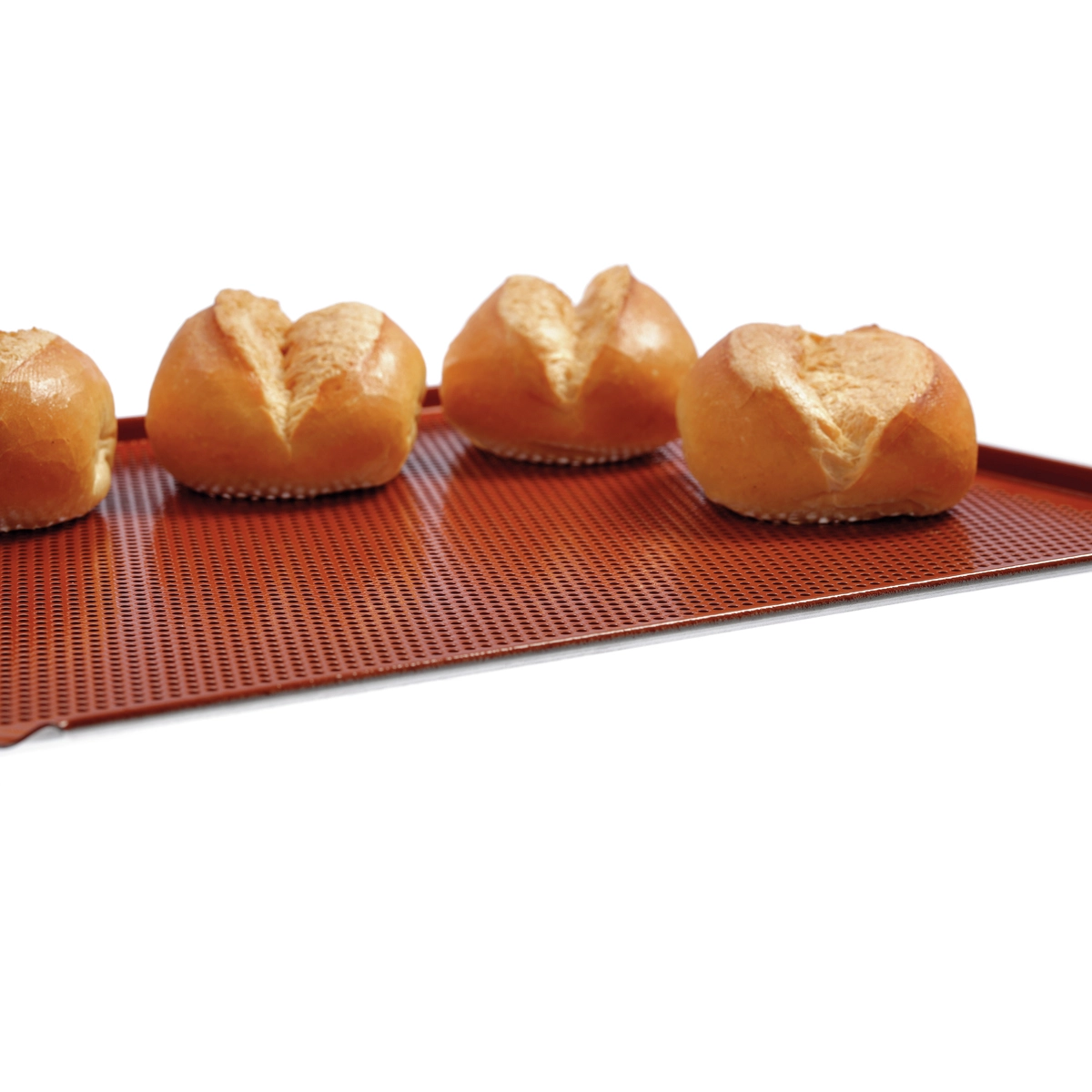 Bartscher 100407 Lochblech rot mit Broetchen