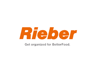 Marke Rieber, Logo, refrigerator, küchengerät, orangefarbene logo, markenlogo, Rieber