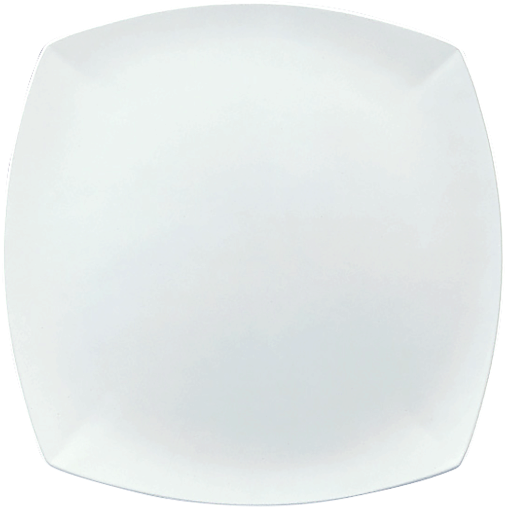 Schoenwald 9321533 Teller flach coup eckig, Teller, Kunst, Porzellan, Töpferei