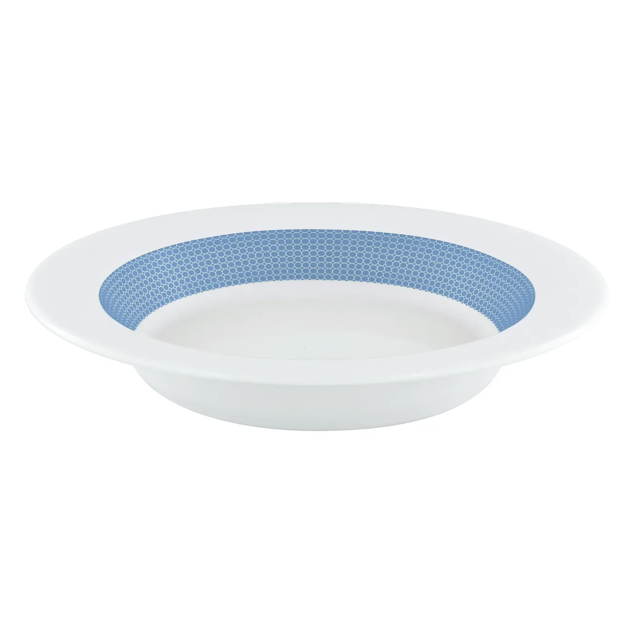 Bauscher Care Dimension Invita Spezialteller tief Fahne seitlich wasserblau blau innen 6900173 425308u