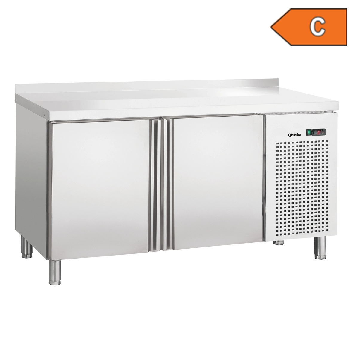 Bartscher 110881MA Kuehltisch Label  