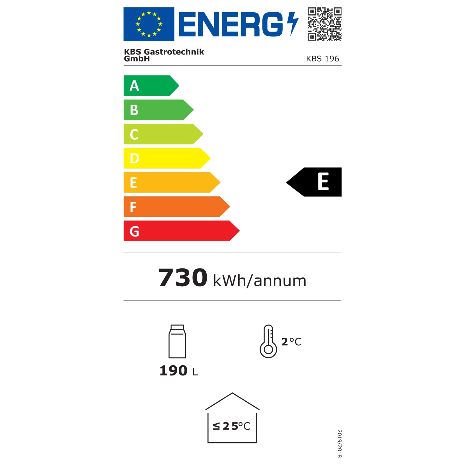  KBS 60416 Energielabel  
