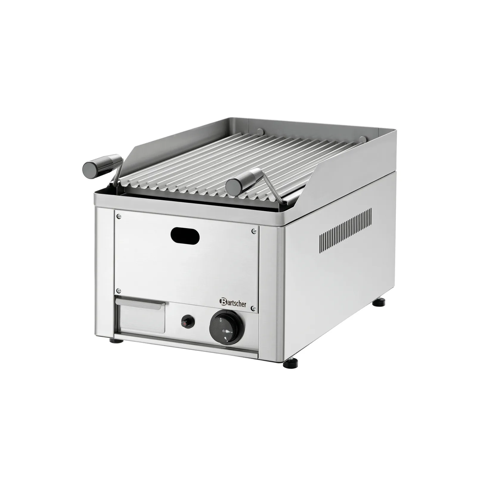 Bartscher 2006301 Lavasteingrill Gas 40 B330 TG Ansicht Komplett