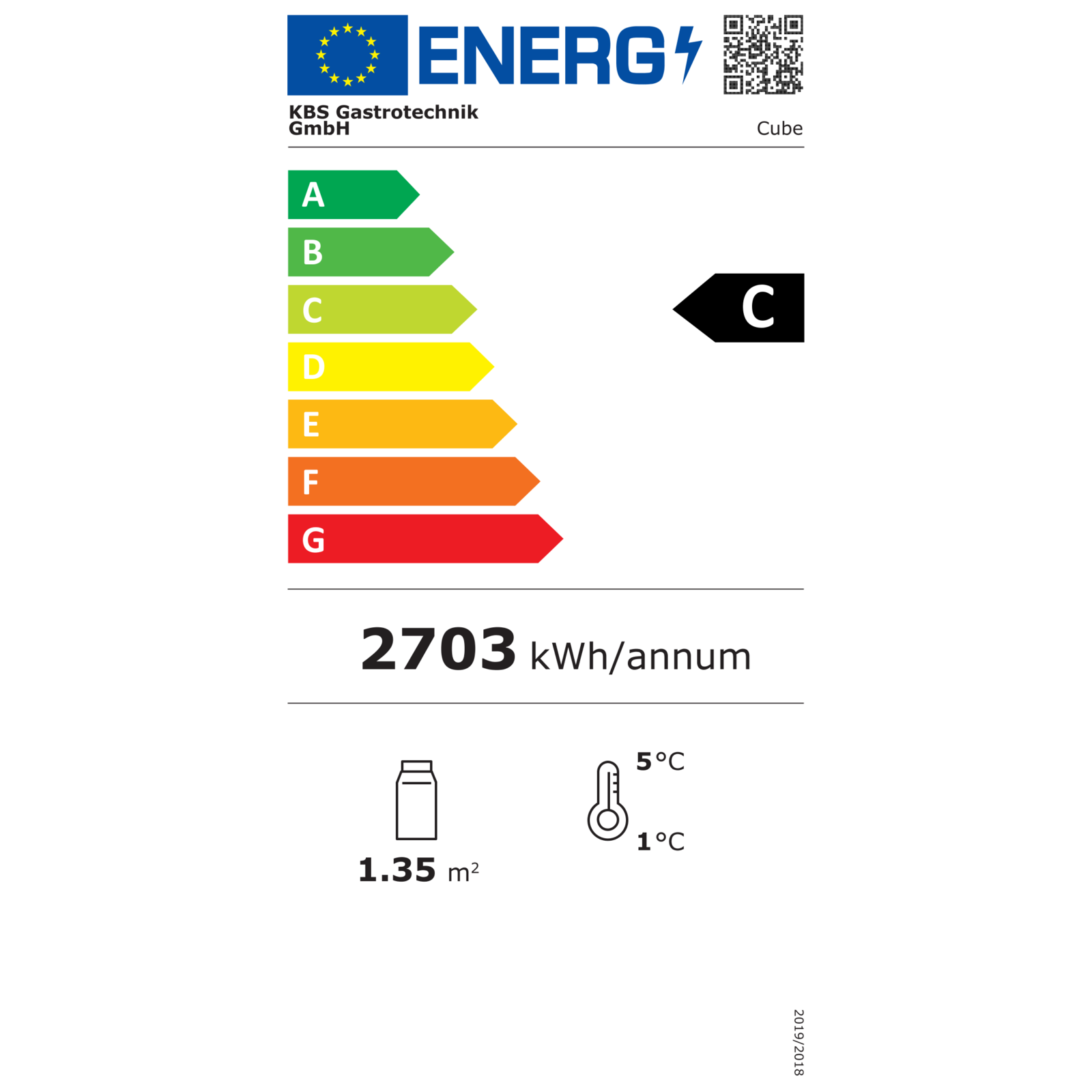  KBS 9160270 Energielabel  