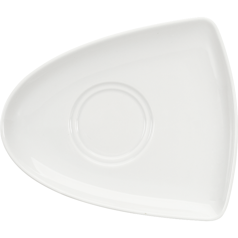 Bauscher 6927135 Untertasse asymetrisch 2 Spiegel, Untertasse, Porzellan, Teller, Mahlzeit, Gericht