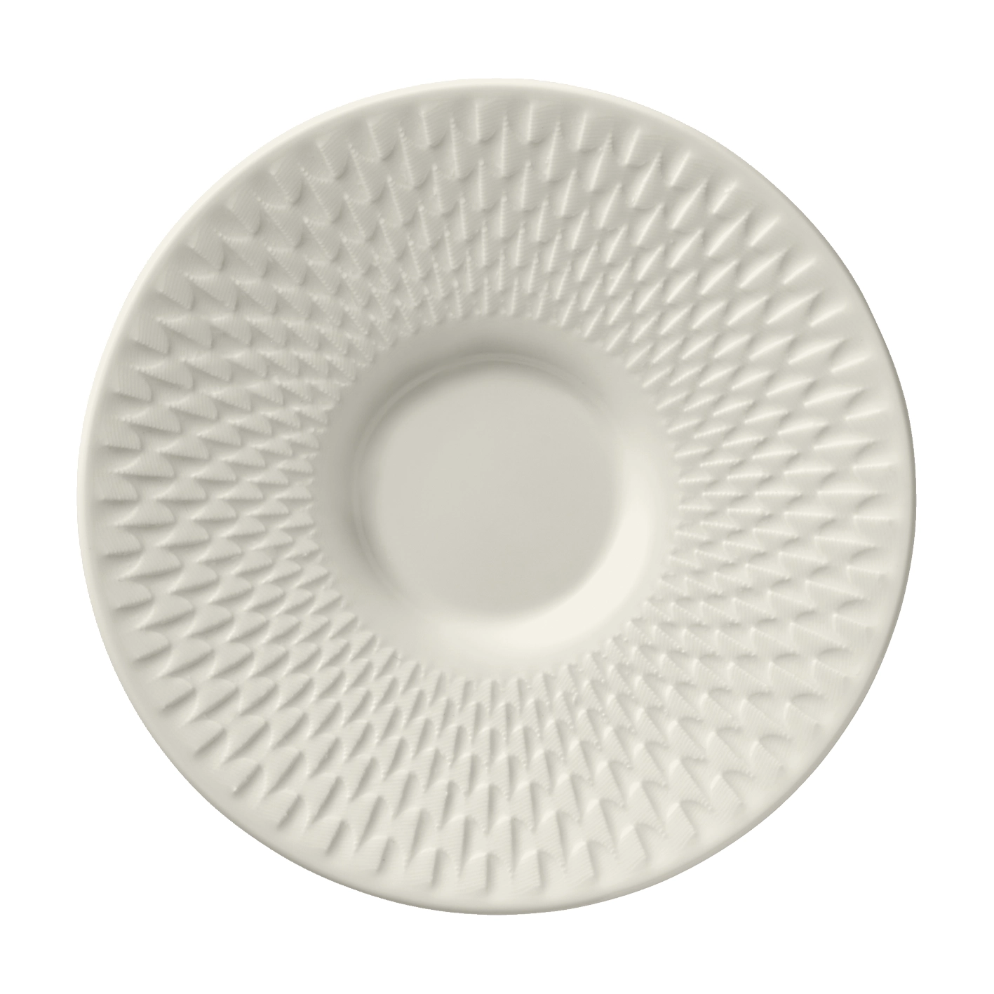 Bauscher Purity Reflections 6696969 Kombiuntertasse rund Relief