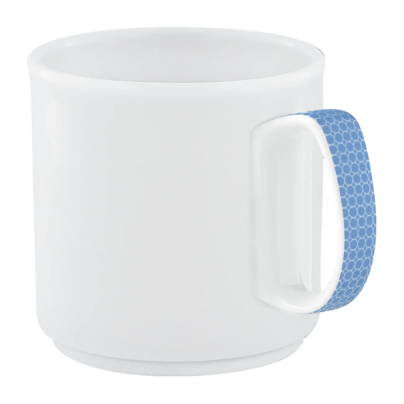Bauscher Care Dimension Invita Becher Dekor auf Henkel Wasserblau