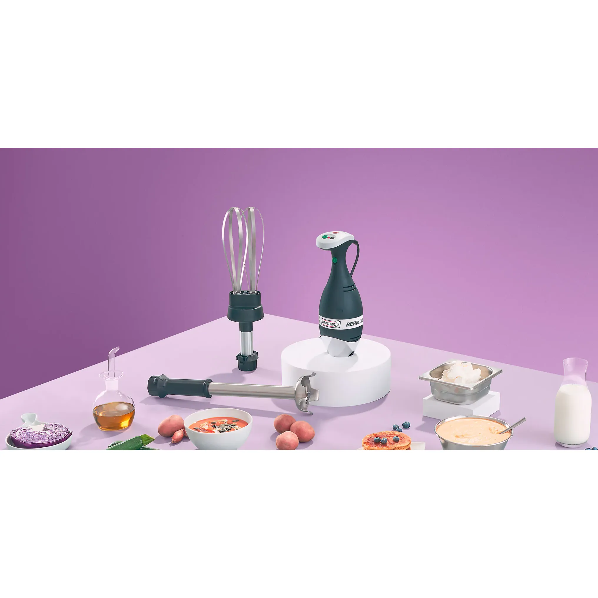 DitoSama Bermixer Impression, Küchenhandmixer, Mixer, Stabmixer, Zubehör-Set, Profimixer