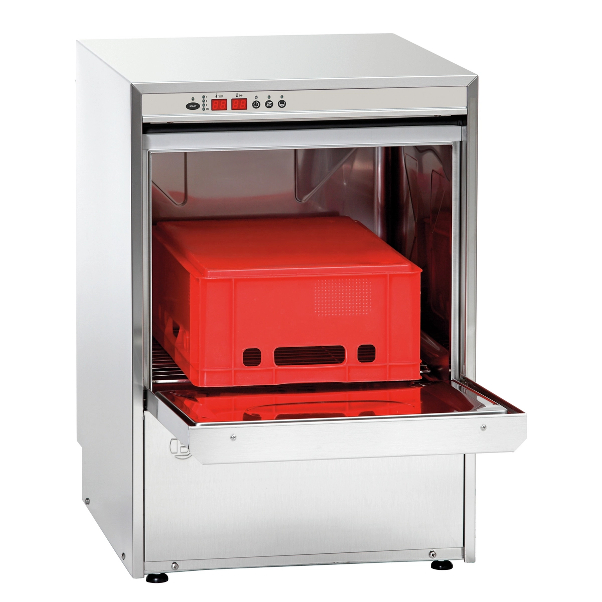 Bartscher 101094 Spuelrost in einer Spülmaschine mit Kiste