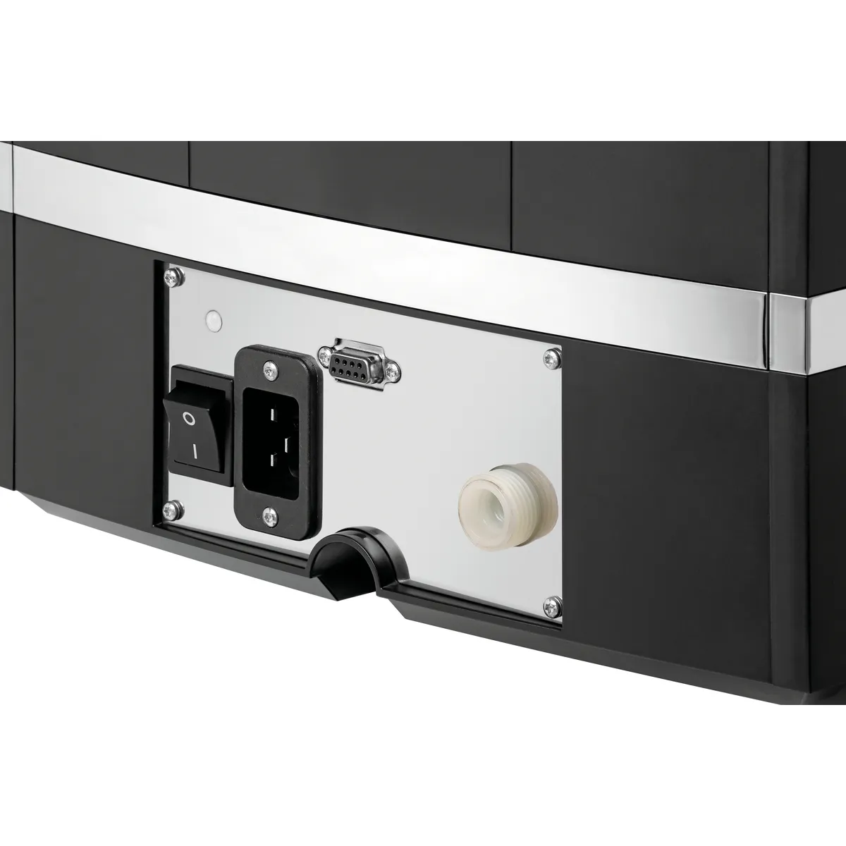 Bartscher 190052 Kaffeevollautomat Ansicht der Anschluesse