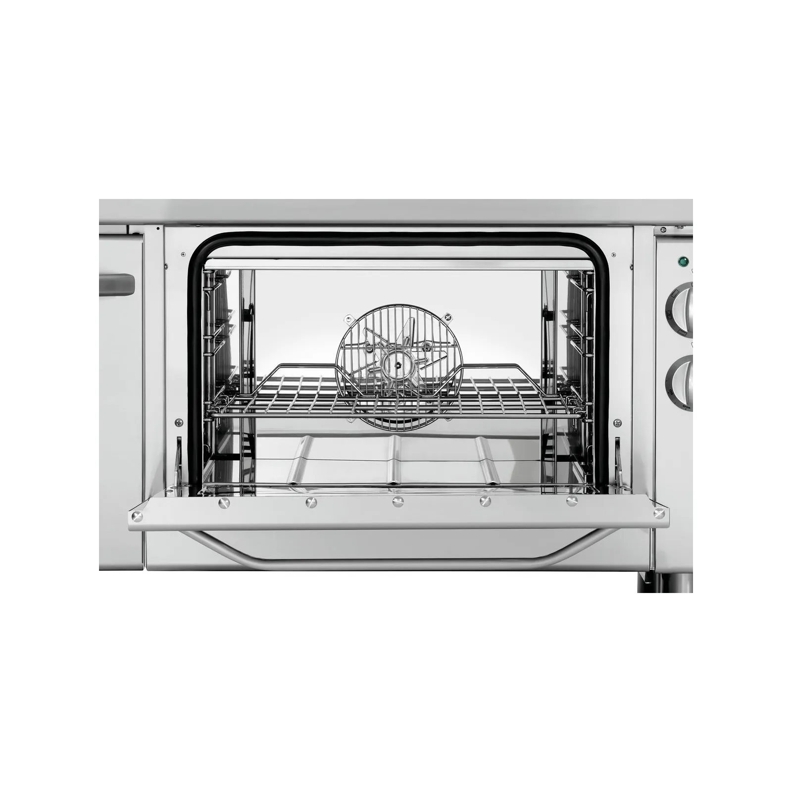 Bartscher 286247 Elektroherd 700 B1200 6PL EBO Nahansicht Ofen von innen, Ofen, Backofen, Backkotron, Grillrost, Kühlung?