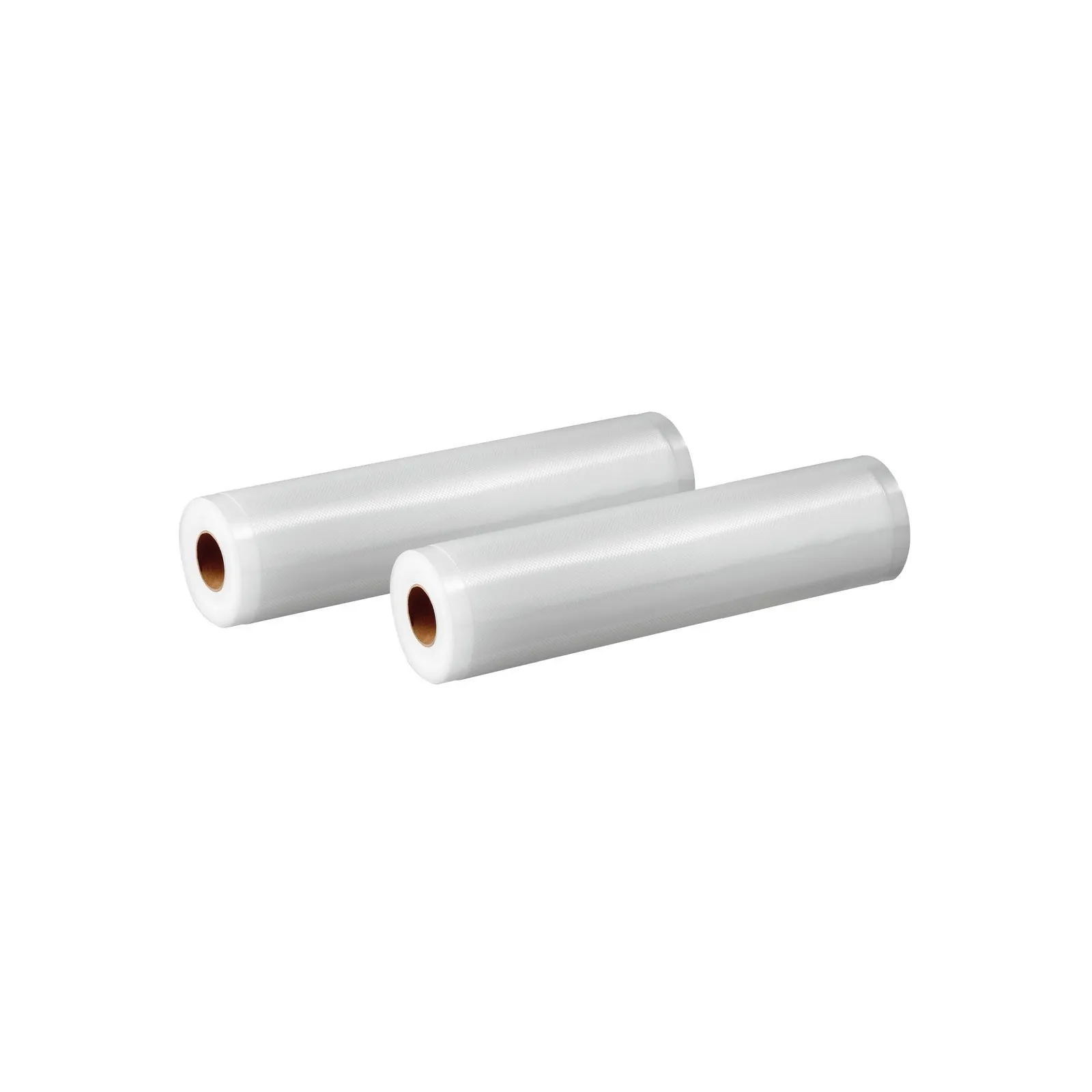 Bartscher 300418 Vakuumierfolienrollen-Set 220 Ansicht Komplett, zwei Rollen, Kunststofffolie, Trägerfolie, Rollen, Transparente Folie, Klarfolie
