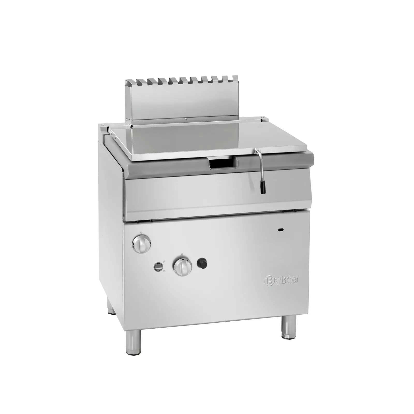 Bartscher 2856031 Kippbratpfanne 700 G51LEK Ansicht Komplett, Grill, Gasgrill, Stahl, Herdplatte, Kippgrill