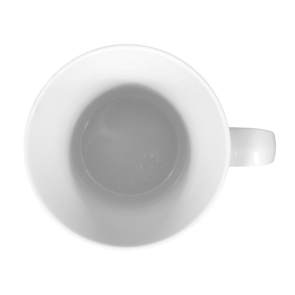 Tasse, Becher, Keramik, White, Innenseite