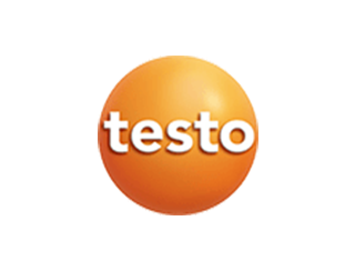 Marke Testo, Logo, orange sphere, testo logo, orange ball, branding circle, spherical logo