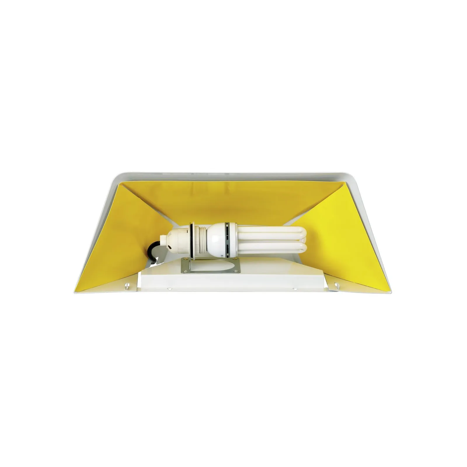 Bartscher 300323 Insektenfalle IF-92 Ansicht Komplett, von innen, LED-Lampe, Flutlichter, Projektilampe, Stubenlampen-Reflektor, Gelb Innenwinkel